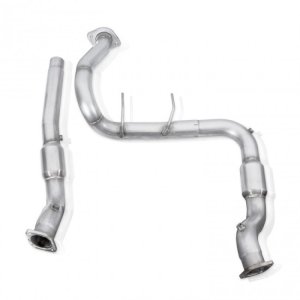 Ford Raptor Performance Exhaust - Stainless Works - Downpipe High-Flow Cats, 3